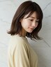 オーガニッククレイカラー+カット+色もちUP3ステップトリートメント￥11990