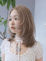 クム(kumu) 【kumu】韓国風/レイヤーカット/透明感/ロング/艶感/グレージュ