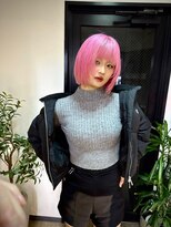 イコ(.ico) フェイスフレーミングカラーショートウルフミディアムレイヤー