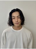 メンズボブパーマ