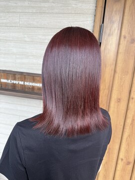 フゥカ 類家店(fuka) 【秋冬color】deep ボルドー *。