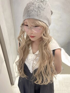 ペレ アネックス 大阪梅田茶屋町店(PELE ANNEX) くびれヘア/アプリコットオレンジ/夏のヘアアレンジ/梅田