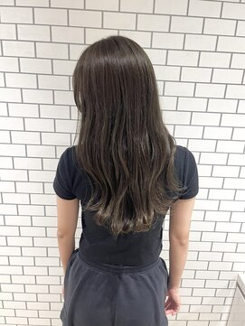 ノエル(noele) ロングレイヤー/オリーブベージュカラー