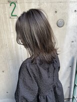 ニコフクオカヘアーメイク(NIKO Fukuoka Hair Make)&nbsp;福岡天神/大人かわいいくすみカラー/赤み消しオリーブカラー