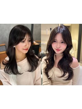 憧れの韓国風Styleは[ALLYS]で＊骨格に合わせる似合わせカット技術で、忙しい朝もヘアセットが簡単に◇