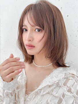 キリ 表参道(kyli) 艶感美髪ワンカールデジタルパーマセミディモテ髪小顔カット