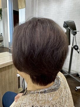 ガーデン 西川田店(garden) 宇都宮ショートカット白髪ぼかしハイライト白髪染め髪質改善