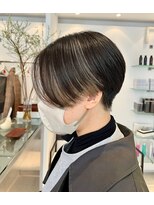 レンジシ オモテサンドウ(RENJISHI omotesando)&nbsp;ハンサムショート/インナーカラー/ブリーチ