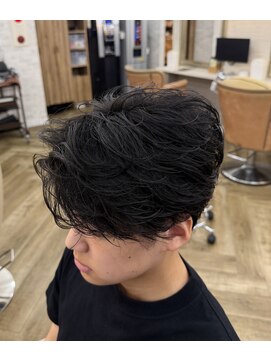 テディ 自由が丘店(teddy) メンズカット×フェザーパーマ