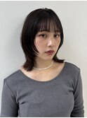 フェイスレイヤーがかわいい！小顔見せレイヤーボブカット◎