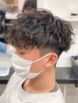 エルマーク 神戸元町(L-MARK)&nbsp;波巻きツイスパ/サーフカール/メンズ/men's/フェザーパーマ/眉毛