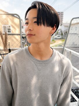 ユイマァルスロウ 岡山(YUIMARLSLOW) 岡山メンズサロン20代30代刈り上げセンターパート韓国マッシュ
