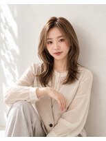 グロウ 赤羽(grow)&nbsp;ミディアム×ミルクティーベージュ×髪質改善