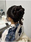 高めアップお団子