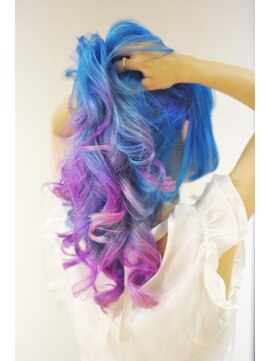 ソレイジュ(soleige) 水色~ピンクグラデーション