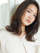 プリムワークス hair&nail Prime works&nbsp;前髪なし×セミロング