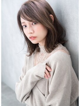 フレーム へアアンドトリートメント 天王寺北口店(FRAME) 【FRAME  天王寺北口】簡単スタイリング♪外ハネミディアム