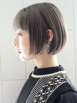 アイティーバイアルバム 下北沢店(IT by ALBUM)&nbsp;インナーグリーン_ショコラベージュボブルフ_ba341011