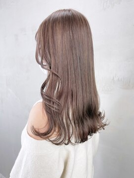 アイティーバイアルバム 下北沢店(IT by ALBUM) ミルクティーベージュ_アースカラーくびれヘアツートン_ba373682