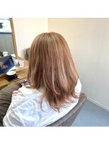 アンクル(ancre)&nbsp;ハイトーン×ミディアム×ミルクティーベージュ×ブリーチ