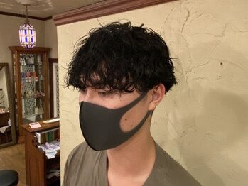 おしゃれ泥棒 あさけが丘店の写真/メンズに人気のサロン！バーバースタイル・パーマ・ブリーチはお任せください★朝のセットが簡単に◎