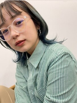 ローウェ 大阪堺東(Louwe) 髪質改善/ミディアムボブ/白髪染め/韓国/レイヤー/堺東/ブリーチ