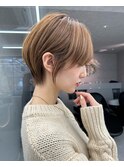 大人可愛いショートヘア/美人ショート/くびれヘア