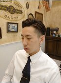 【LUDLOW BLUNT】サイドパート七三分けビジネスマンバーバー大阪