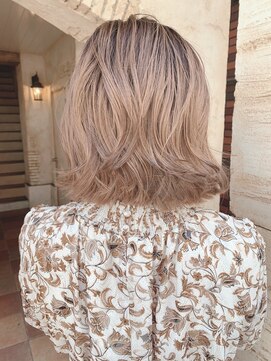 ニスル センター南店(NISURU） 似合わせカット/大人ガーリー/ダークアッシュ/着物/センター南