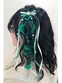 ハート×編みたらし