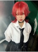姫カット中性ウルフカットボブウルフショートウルフ姫ウルフ