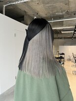 オルター(Alter)&nbsp;インナーカラー　ブラックxシルバー