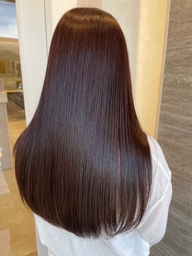 ポジ(poji) 髪質改善カラー　艶カラー　ブラウンカラー　ミディアム