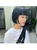 黒髪ボブ