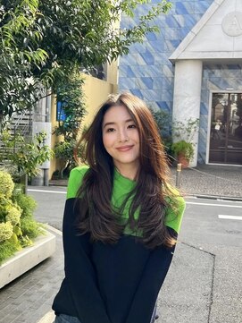 アオ ミナミアオヤマ(Ao. minami aoyama) 似合わせレイヤー／顔周りレイヤー/レイヤー/ロングレイヤー