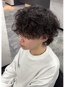 オム ブランシェ(HOMME BLANCHE’) 【Natsuki】襟足外はねシャドウパーマ