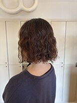 バディヘア イクス(BUDDY HAIR exx)&nbsp;ボブパーマ/ブラウンカラー/くすみベージュ