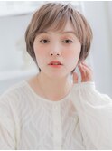 ハイライトカラーオン眉小顔こなれショートh3上尾20代30代40代