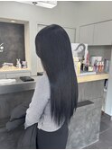 髪質改善 くせ毛 ストレート 縮毛矯正 艶髪 ロング 湿気対策
