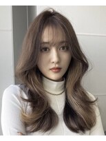 アリエッタ アザブ(ARIETTA AZABU) aRietta麻布*中韓くびれレイヤー×インナーカラー×ベージュ