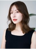 ☆レイヤーカット毛先ワンカールくせ毛風カール薄めバングデジパ