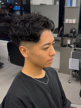 グルーマーズトウキョウ(GROOMER/S TOKYO) スペインカールスパイキーショートブルーブラックメンズ神保町