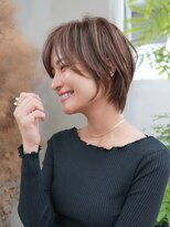 ギークス(GEEKS)&nbsp;【GEEKS渋谷】ナチュラルショートウルフ/20代30代/秋カラー/小顔