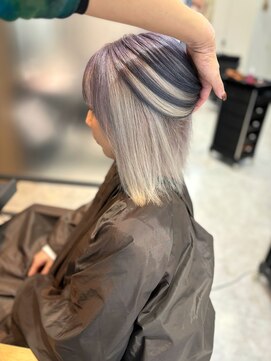 ヌル いわき(neul) neul/いわき/ダブルカラー/バレイヤージュ/ハイトーン/エクステ