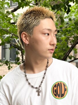 エルマーク 高槻(L-MARK) ダブルカラー/ブリーチ/ミルクティー/ヘアカラー/men's