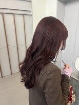 ローレンアオ(LOREN AO)&nbsp;くびれヘア/アプリコットオレンジ/ハイライトカラー/栄矢場