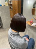 ボブ×髪質改善縮毛矯正