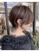 オリーブグレー/クラゲヘアー/ココアベージュ/ショートボブ