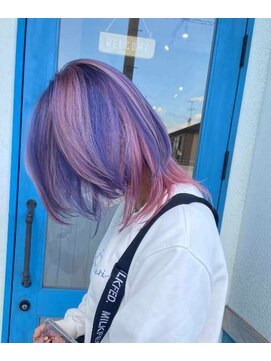 ヘアーメイク コラソン(hair make corazon) 似合わせカットメルティカラー着物フェミニンロング