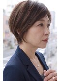大人ショート【髪質改善/ヘッドスパ/リタッチ/白髪染め